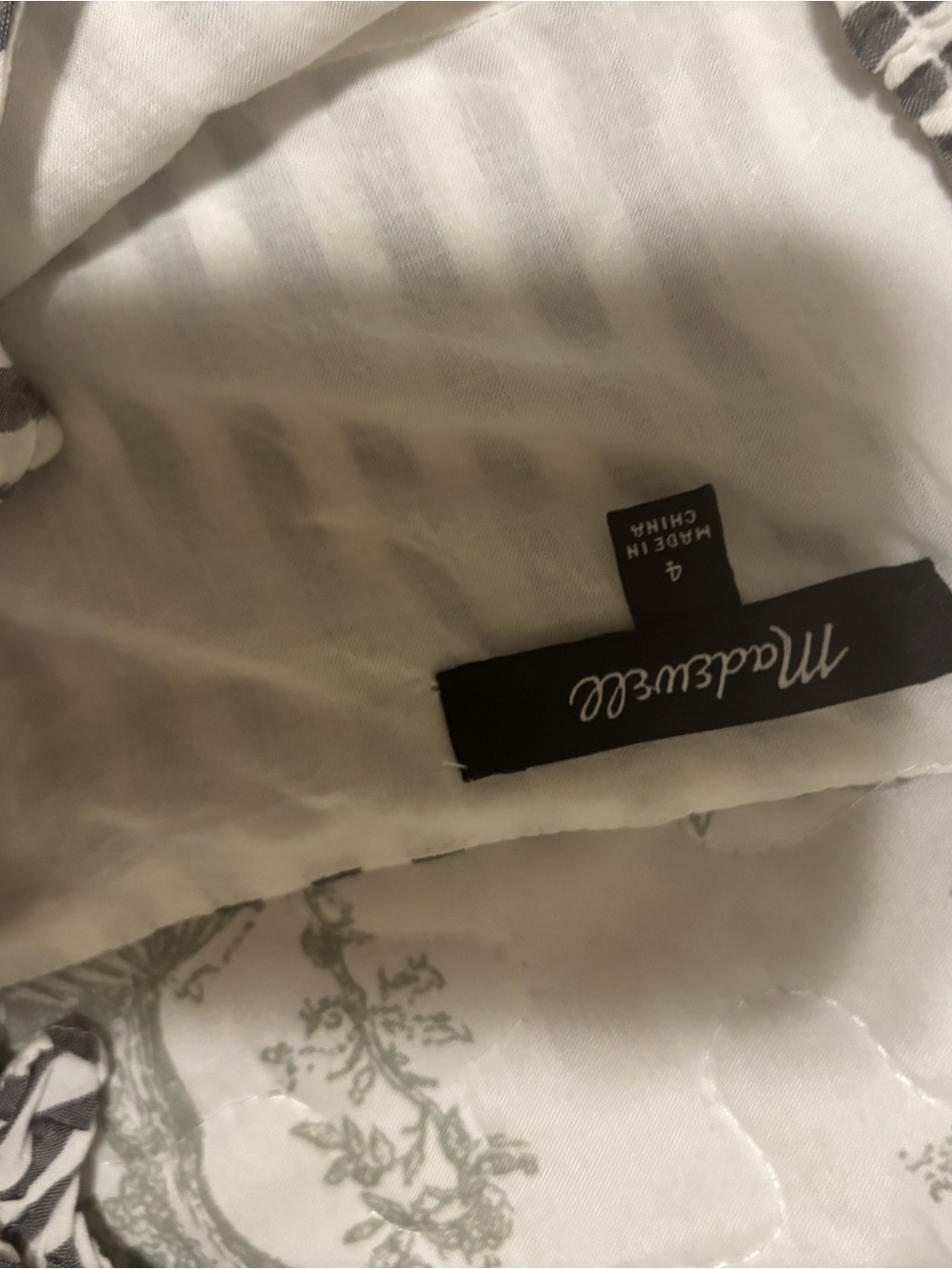 Madewell sz 4 Striped Ruffle Strap Mini Dress summer sundress preppy
coastal - Picture 7 of 16